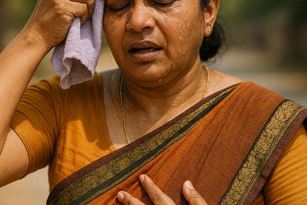 Heat stroke in hindi